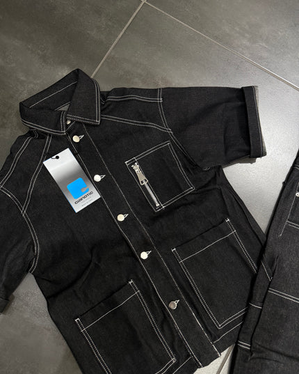 Completo Jeans Uomo Cnt Carpenter Black