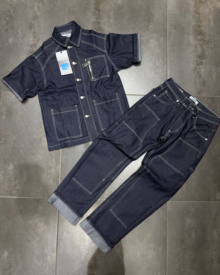 Completo Jeans Uomo  Cnt Carpenter Blue