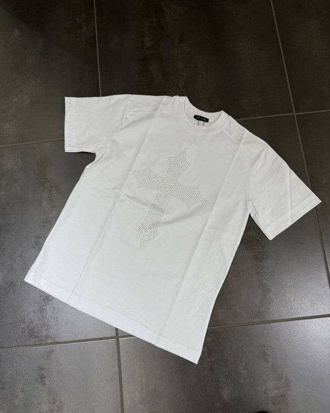 T-Shirt Uomo Cotone Rj Paris Diamond Cross