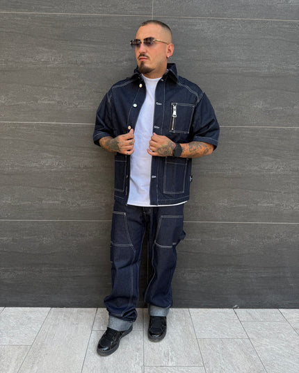 Completo Jeans Uomo  Cnt Carpenter Blue