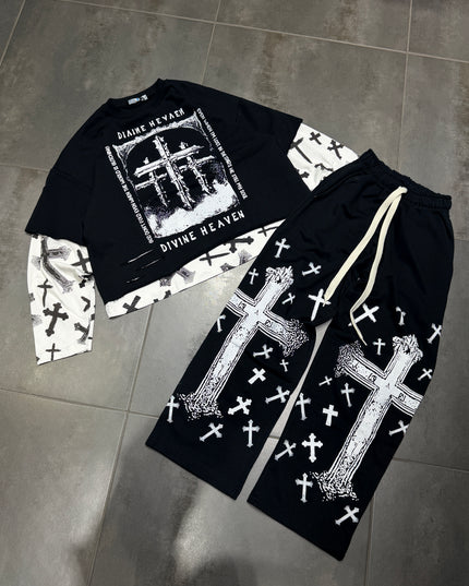 Completo Uomo Cianotic Crossed