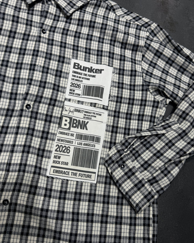 Camicia Uomo Bunker Quadri 130
