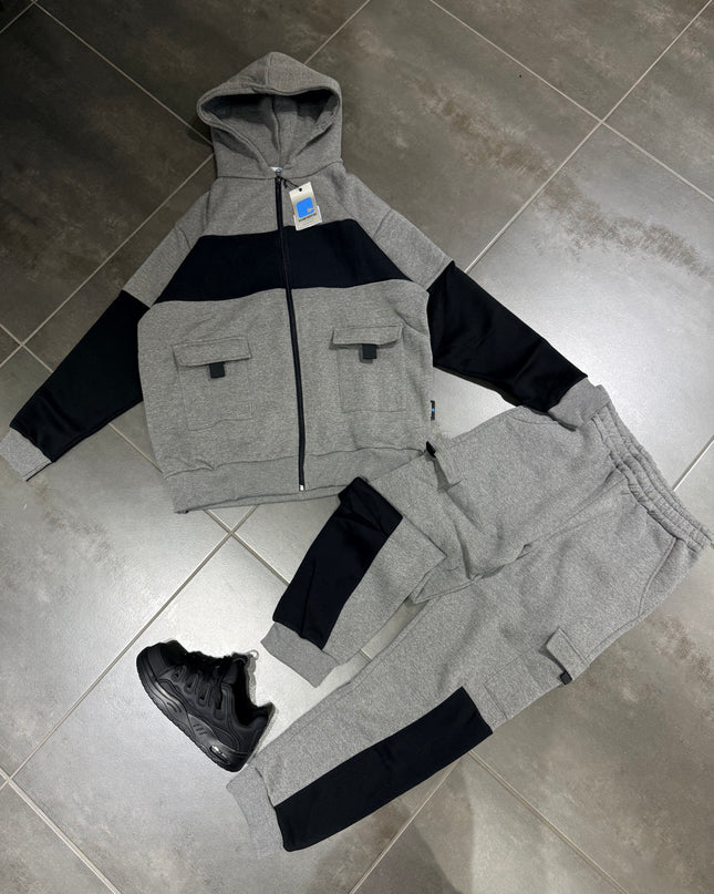 Completo Tuta Uomo Taglie Forti Pocket