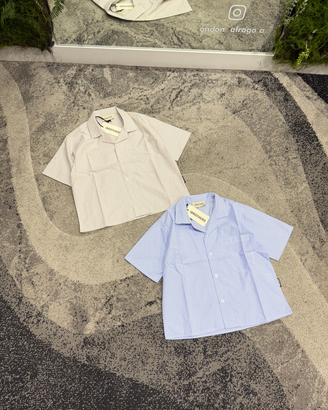 Camicia Bambino The Brothers Rigata
