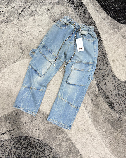 Jeans Bambino con Elastico Jasper Multipocket