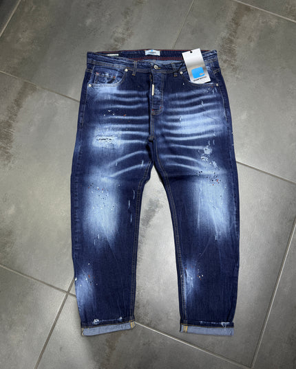 Jeans Uomo Cianotic Taglie Forti N4 Blue