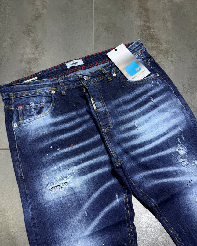 Jeans Uomo Cianotic Taglie Forti N4 Blue