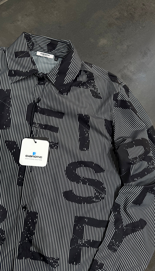 Camicia Uomo Fashion Collection Cnt Riga Queen