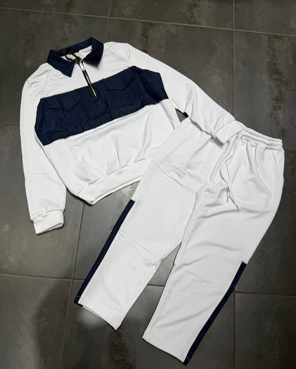 Completo Uomo Taglie Forti Reset Polo Zip