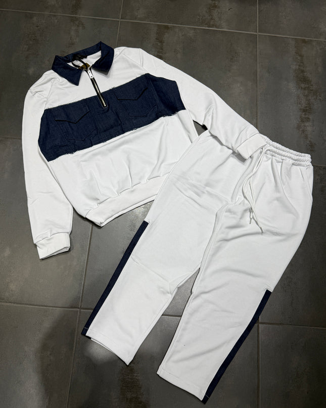 Completo Uomo Taglie Forti Reset Polo Zip