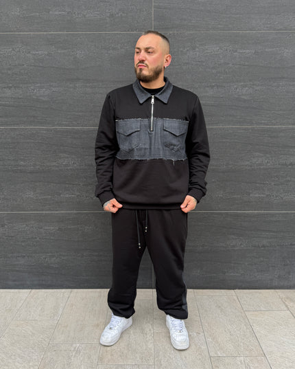 Completo Uomo Taglie Forti Reset Polo Zip