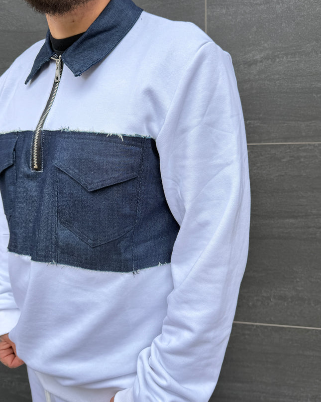 Completo Uomo Taglie Forti Reset Polo Zip
