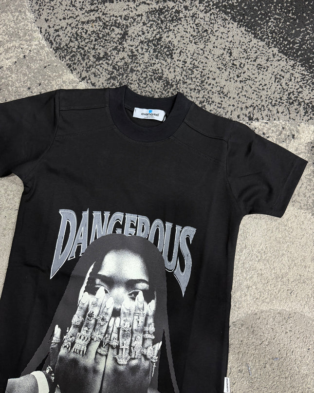T-shirt Bambino Cotone Cnt Dangerous