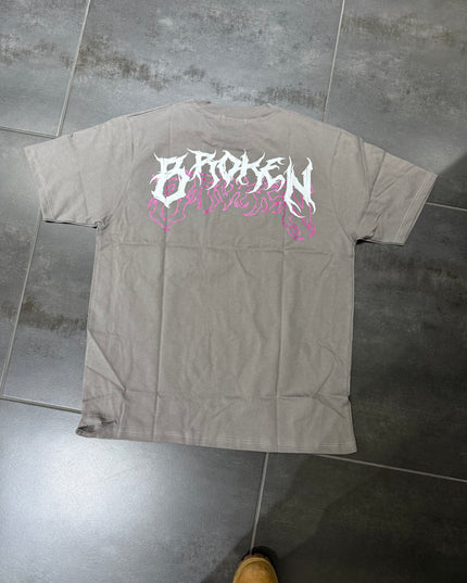 T-Shirt Uomo Cotone Calibrato 2XL  a 5XL Broken