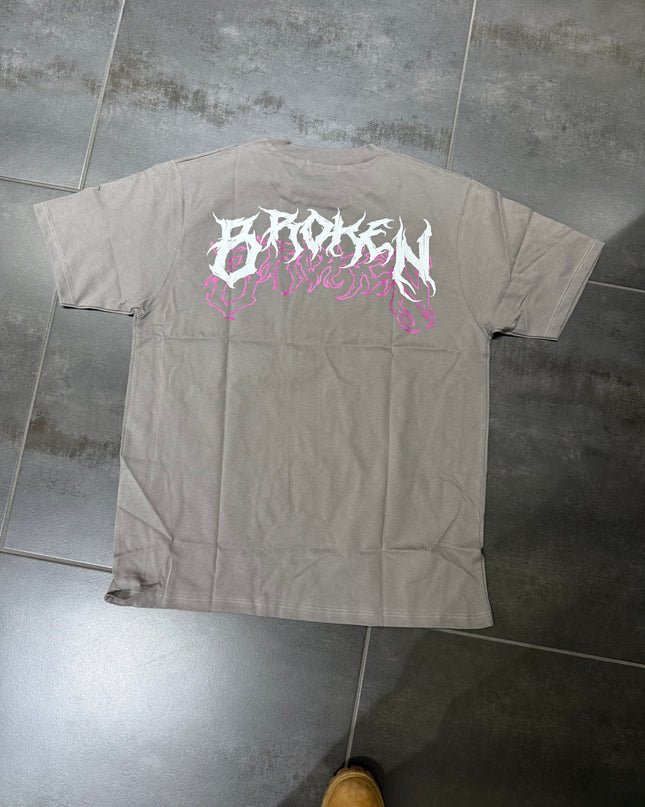 T-Shirt Uomo Cotone Calibrato 2XL  a 5XL Broken