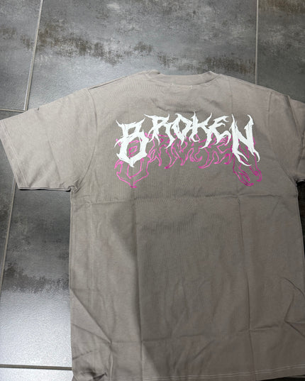 T-Shirt Uomo Cotone Calibrato 2XL  a 5XL Broken