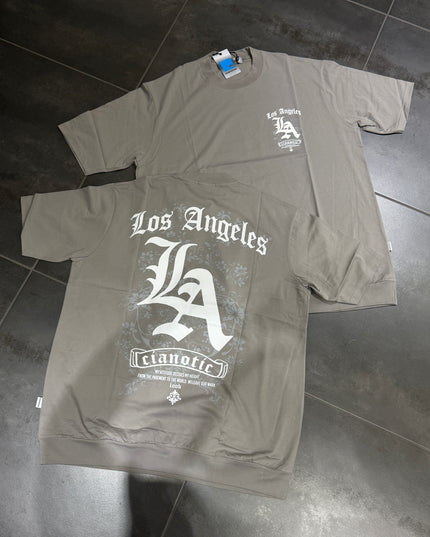 T-Shirt Uomo Taglie Forti Cianotic L.A Max