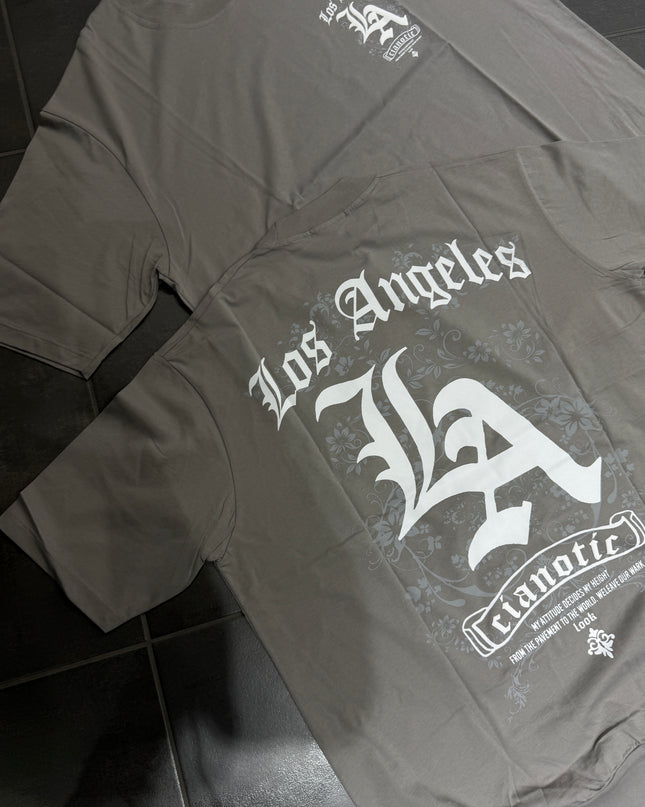 T-Shirt Uomo Taglie Forti Cianotic L.A Max