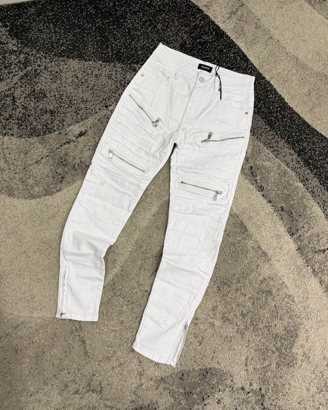 Jeans Bambino Skinny 1006 WHITE