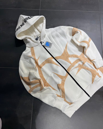 Felpa Uomo Taglie Forti CNT Zip Waves