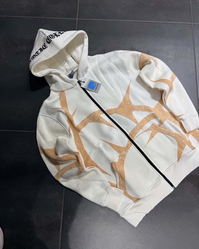 Felpa Uomo Taglie Forti CNT Zip Waves