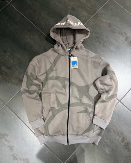 Felpa Uomo Taglie Forti CNT Zip Waves