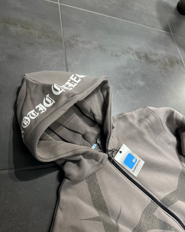 Felpa Uomo Taglie Forti CNT Zip Waves
